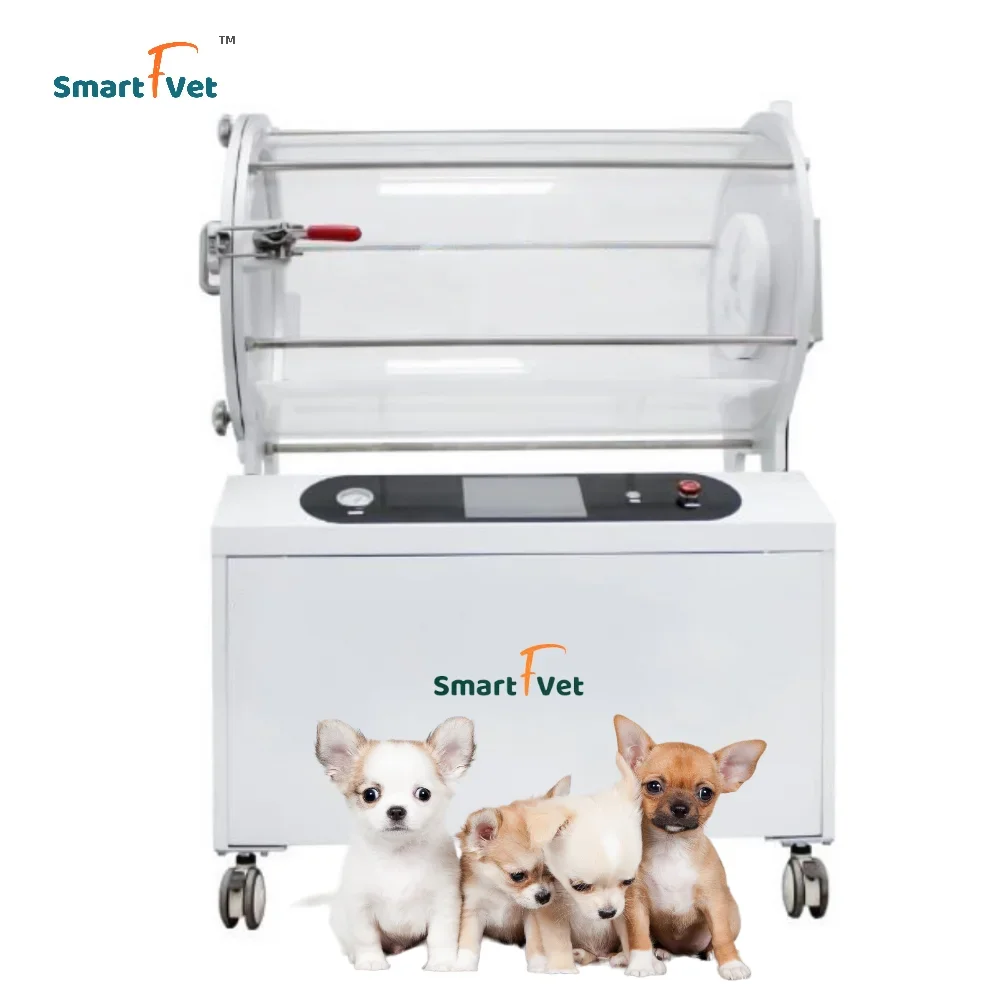 Smart F Vet Veterinary Equipment Animals ICU Therapy Hyperbaric Oxygen Chamber Cage