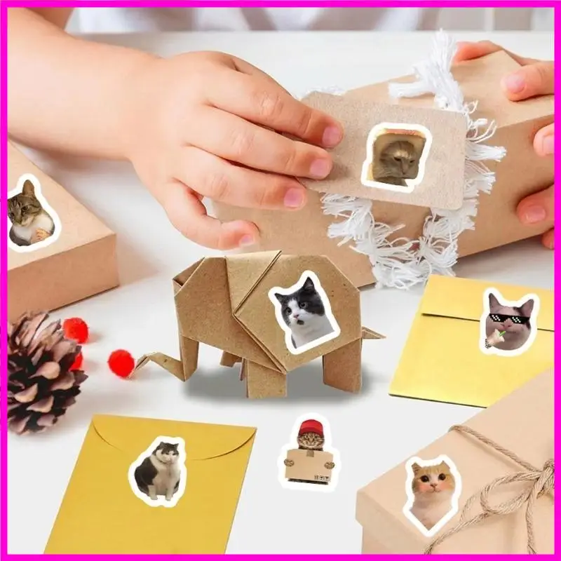57BE gatos adesivos decorativos adesivos adesivos auto -adesivos