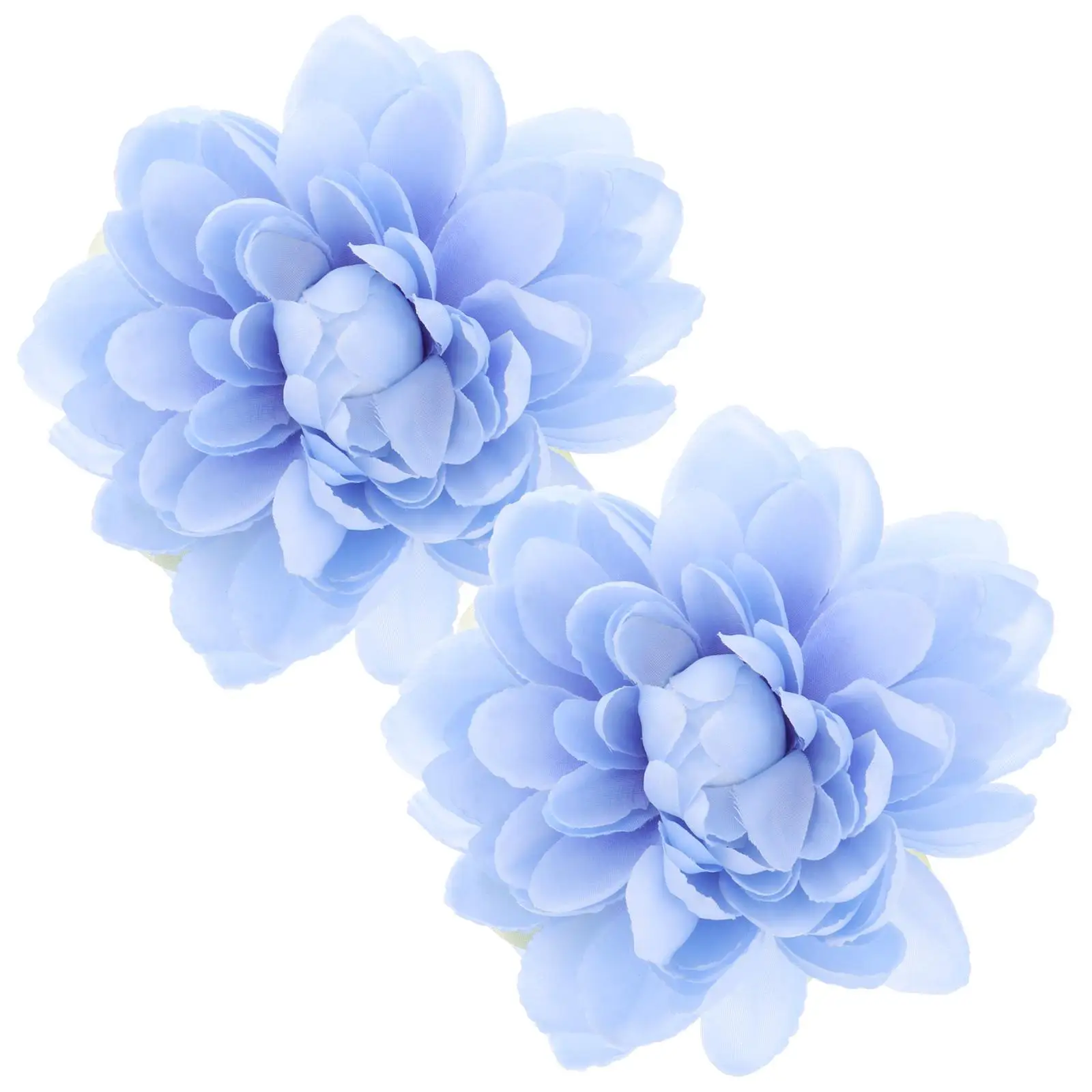 

2 Pcs Window Curtains Tie Decorative Ties Lace-up Outdoor Flower Sky-blue Holdbacks