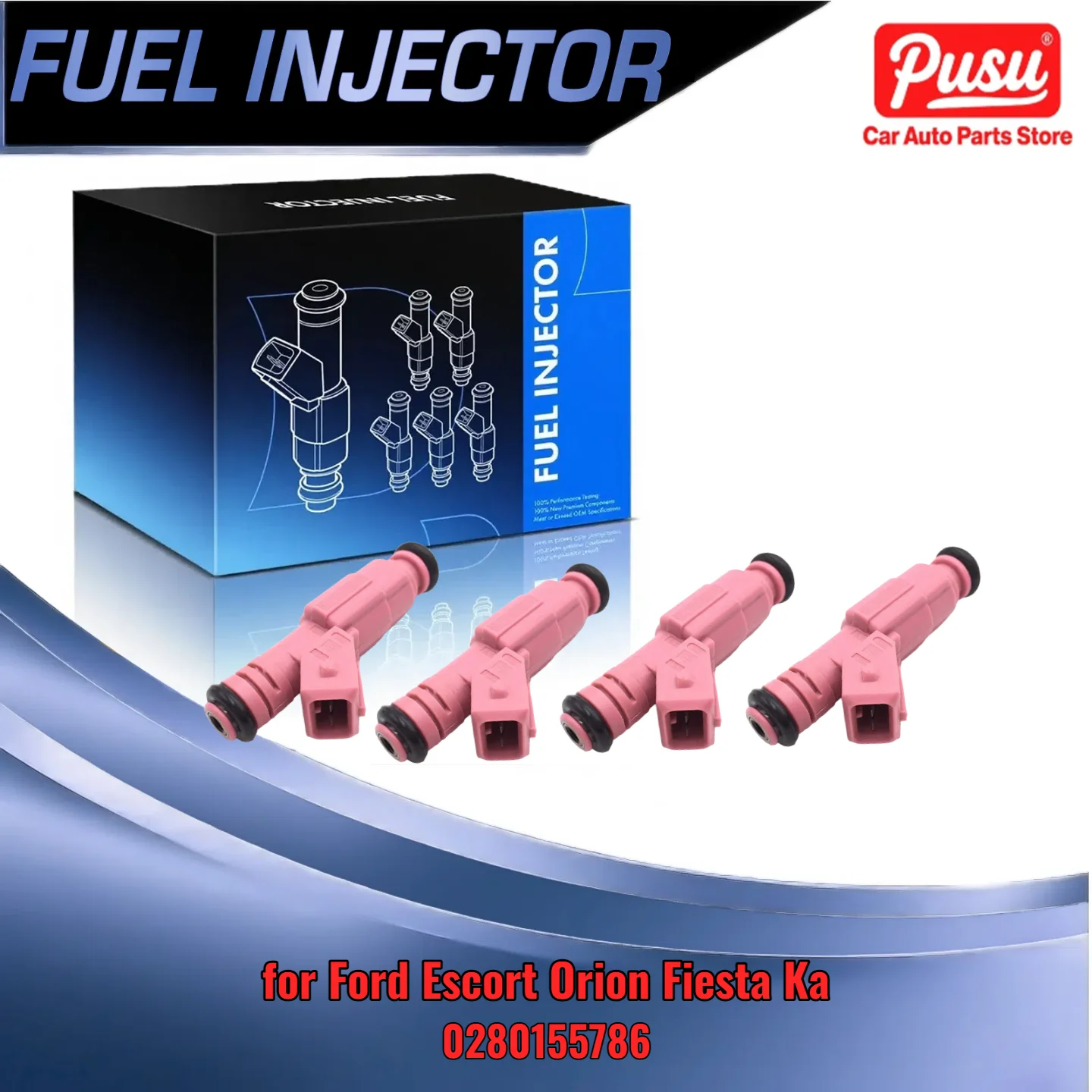 

Auto Injector For Ford Escort Orion Fiesta Ka Berlingo Xsara 106 306 Partner 4Pcs