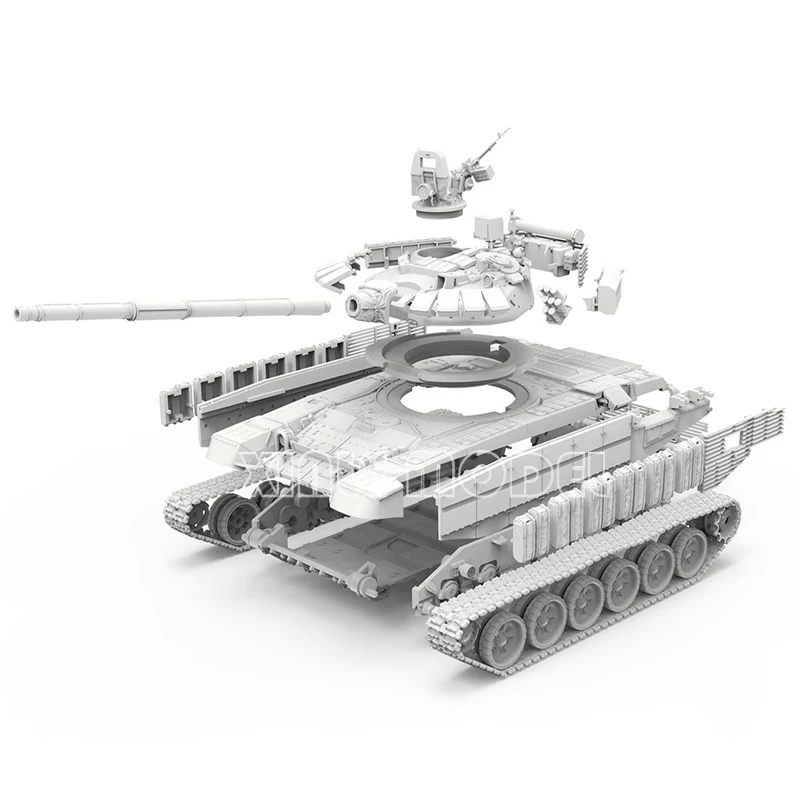 MENG Plastic Assembled Tank Model Kit 72007 Russian T-72B3M Main Battle Tank 1/72 - Image 4