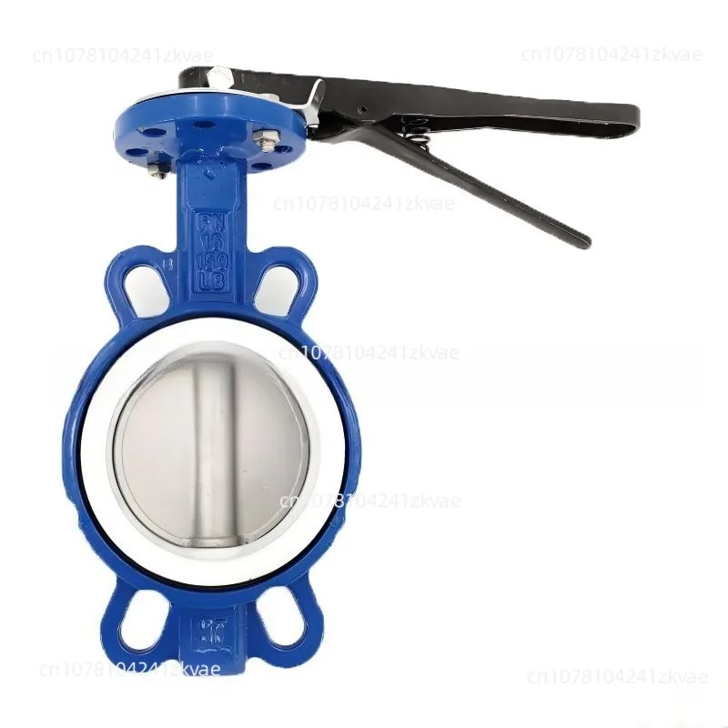 اثنين D71F-16C-DN50-DN300-D371F-16CDN50-DN800 مشبك اليد صمام الفراشة يلقي الصلب #2