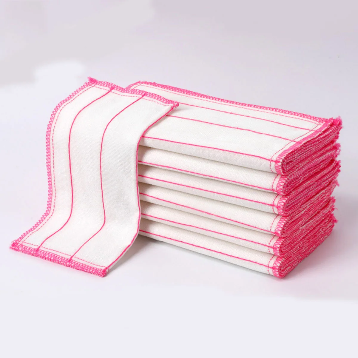 Anti-Oil Kitchen Towel  Microfiber Kitchen Cleaning Cloth thicken Absorbent Scouring Pad Kitchen Daily Dish Towel