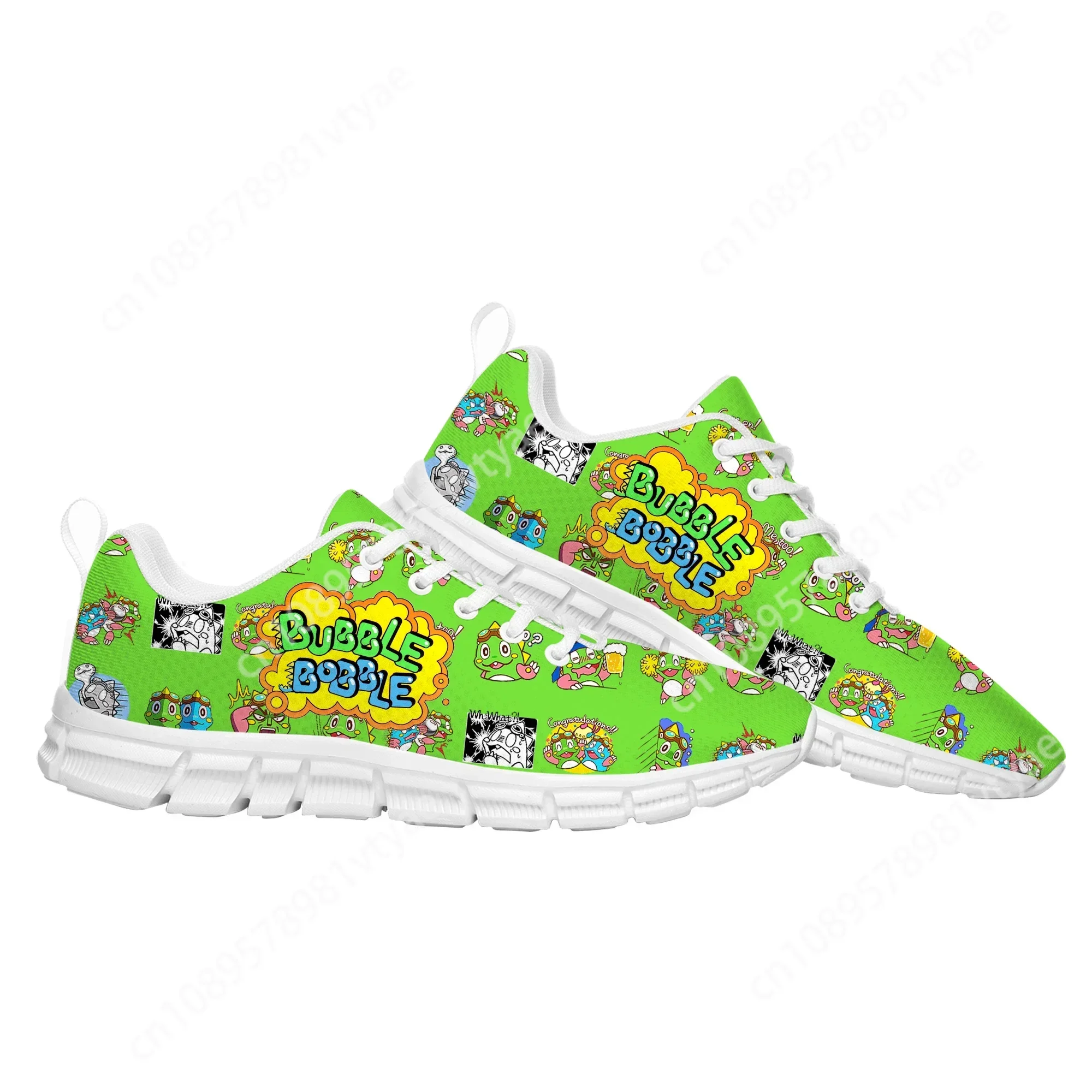 

Bubble Bobble Sports Custom Shoes High Quality Cartoon Game Mens Womens Teenager Fashion Sneaker Tailor Made Couple Built Shoes