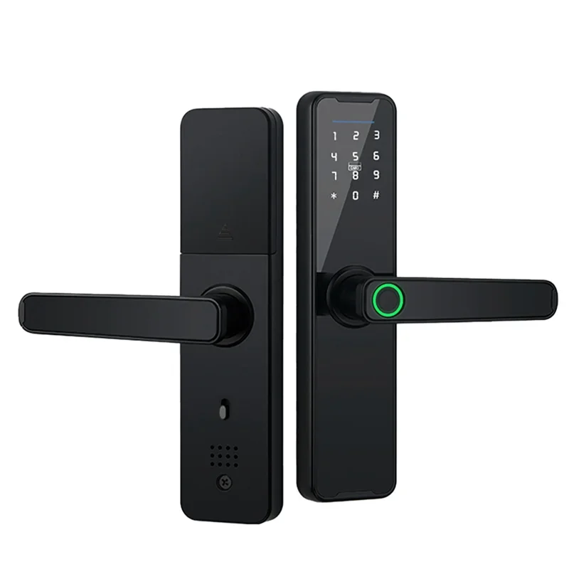 Tuya Wifi Digital Electronic Lock Smart Door Lock With Indoor Lock Remote Unlock Keyless Lock Security Anti-theft Smart Home