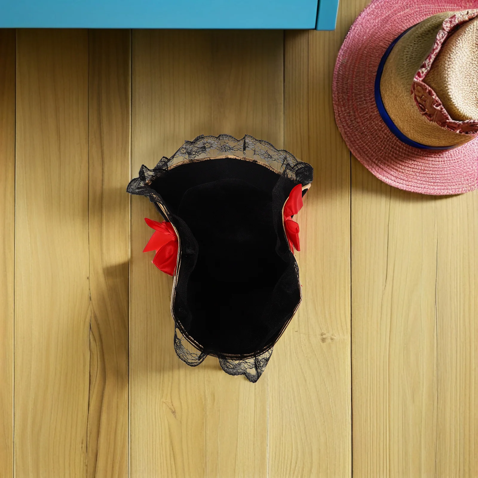 Chapeau de Pirate pour jeu de rôle, nœud rouge, accessoire de Costume d'halloween pour femmes, coiffure de Pirate, mascarade, chapeau de Cosplay, déguisement de fête