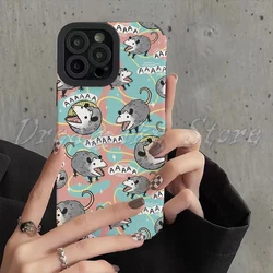 Opossum Screm Phone Case for Iphone 11 Pro Max Iphone 12 Pro Max Iphone 13 Pro Max Iphone 14 Pro Max Case