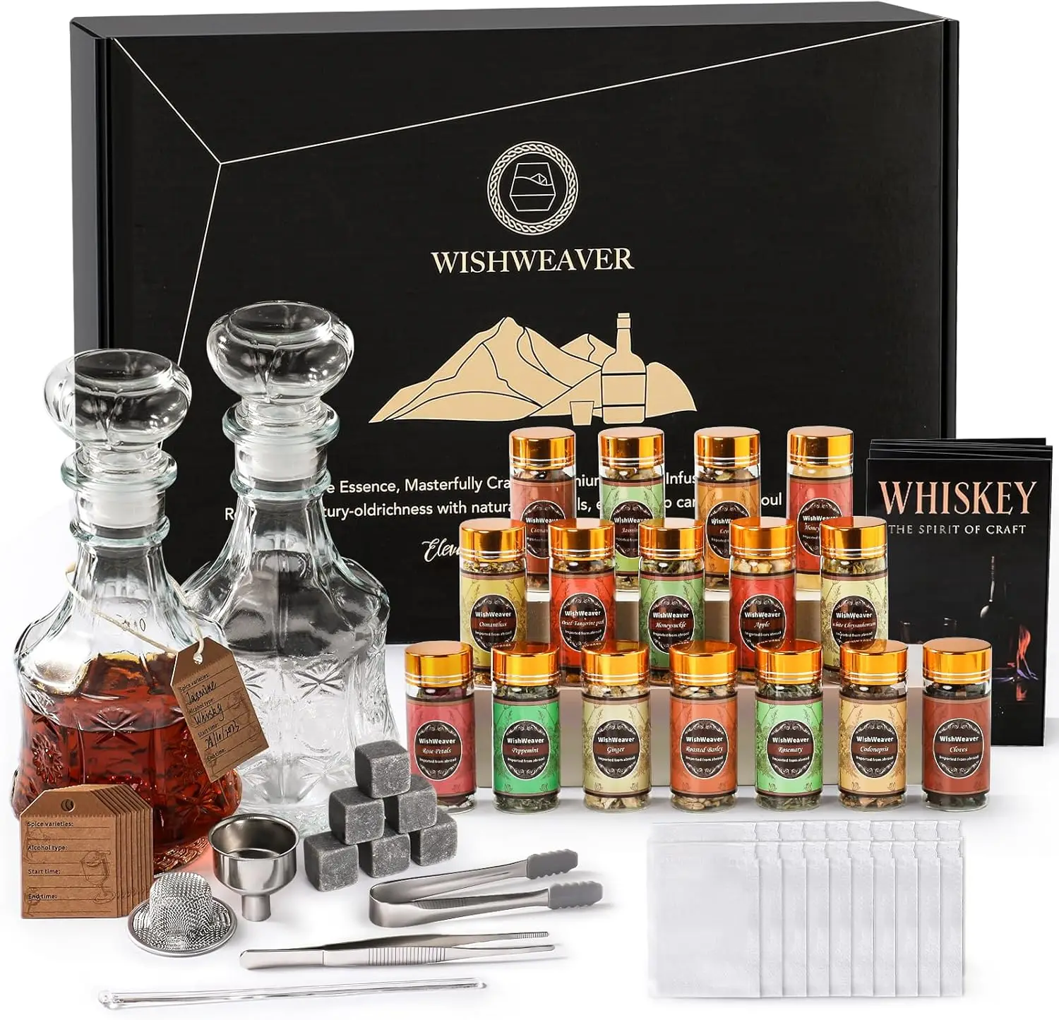 12-Taste Gin Beverage Gift Box Set Business Corporate Product Box Wholesale Price in Stock Juniper Flavor Drinks Collection