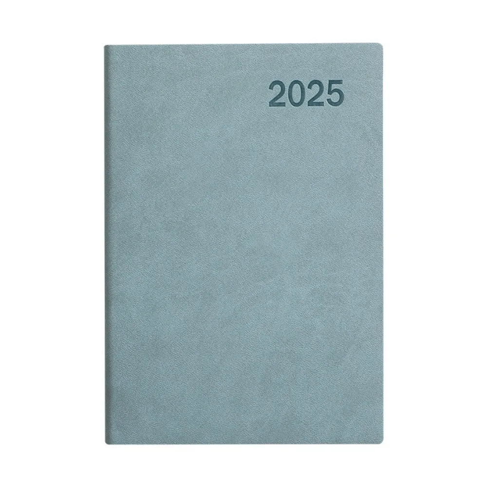 A5 2025 Planner Notebooks 312pages 7 Colors 2025 English Spanish Agenda Sketchbook 365 Days Diary Writing Pads