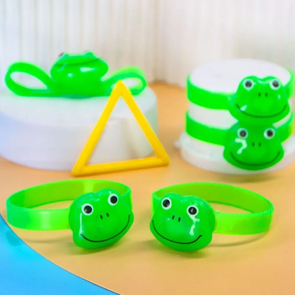 

Night Light Flash Frog Bracelet Light Up Long Time Animal Glow Bracelets Colorful TPR Led Wristband Toys Concert