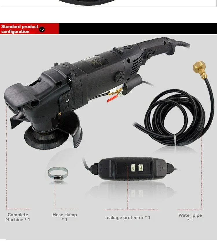 New Supply Marble Water Mill Wet Angle Grinder, Stone Polishing Machine, Stone Angle Grinder, Stone Water Mill