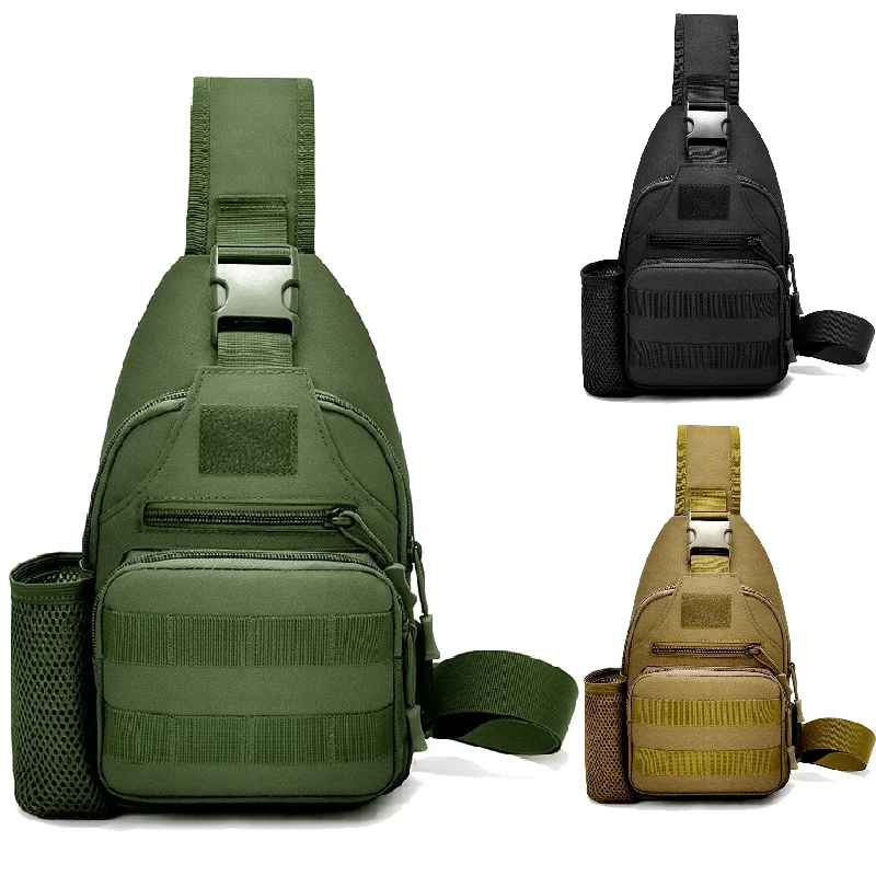 

Military Tactical Shoulder Bag Men's Outdoor Chest Bag Sling Camouflage Hiking Camping Travel Military Hunting Crossbody Bag