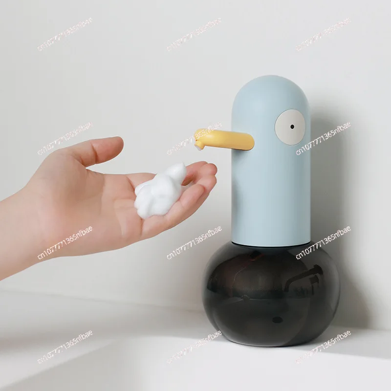 Cute Duck Shape Automatic Induction Foam Soap Dispenser, Smart Hand Washing Device for Home
