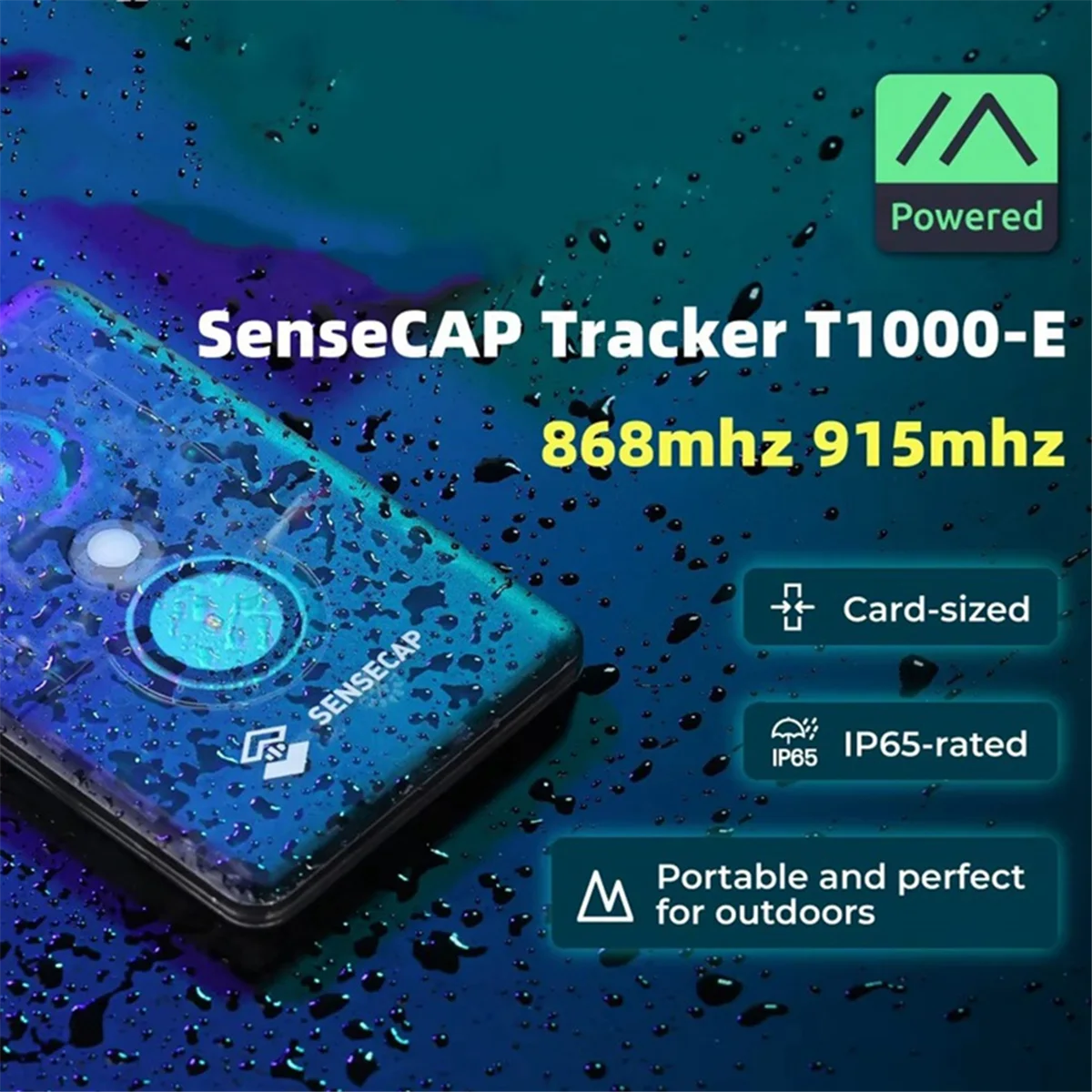 A14M T1000-E Lora Meshtastic Tracker dengan LR1110,NRF52840, AG3335 GPS, IP65 Pemosisian Dalam & Luar Ruangan, Sensor Gerak