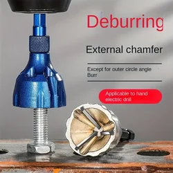 Drill Bit Screw Deburring External Chamfer Cylindrical Chamfering Knife Screw Repairer Thread Trimming Angle Bolt Repair Tool