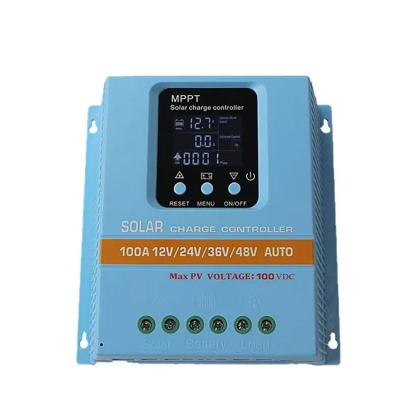 MPPT solar charging controller SA48100A is designed for various types of batteries, including 12V24V36V48V