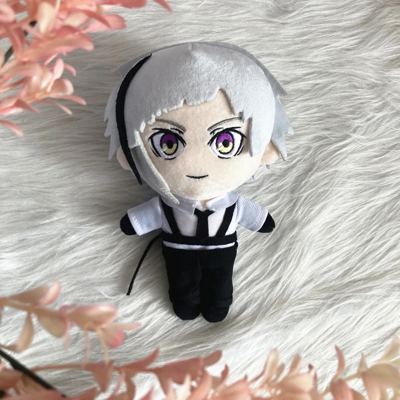 20cm Anime Bungou Stray Dogs Edogawa Rampo Plush Doll Dazai Osamu Nakahara Chuuya Nakajima Atsushi Stuffed Plushie Toys Doll