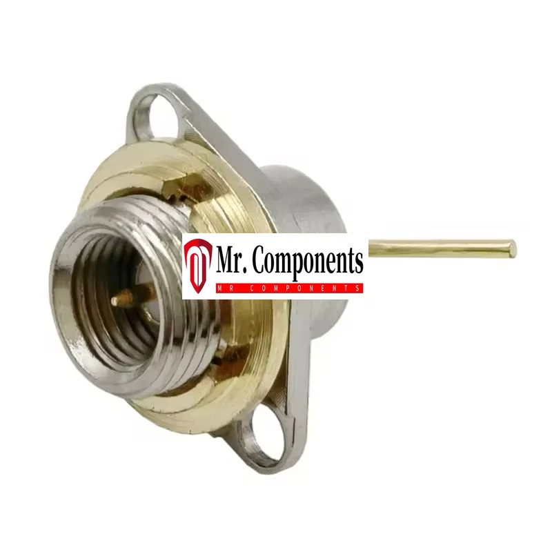 1PCS Walkie Talkie SMA Male Plug 2 holes PCB mount RF Coaxial Antenna Connector New