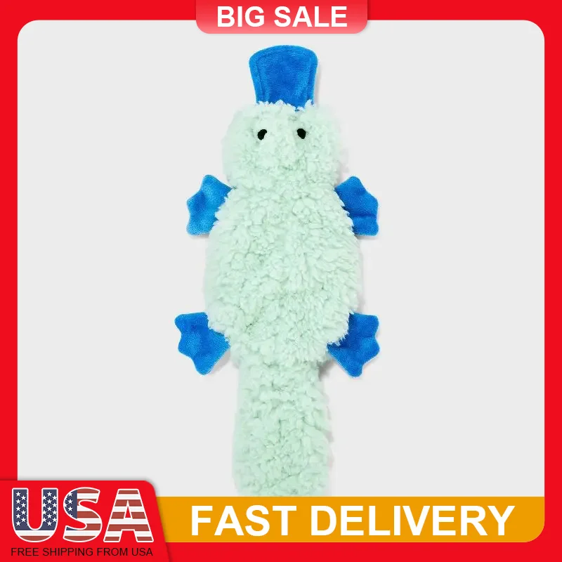 

Crinkle Squeaky Platypus Plush Dog Toy for Small Breeds Soft Chew Resistant Interactive Play Cuddle Pet Toy Moderate Chewers