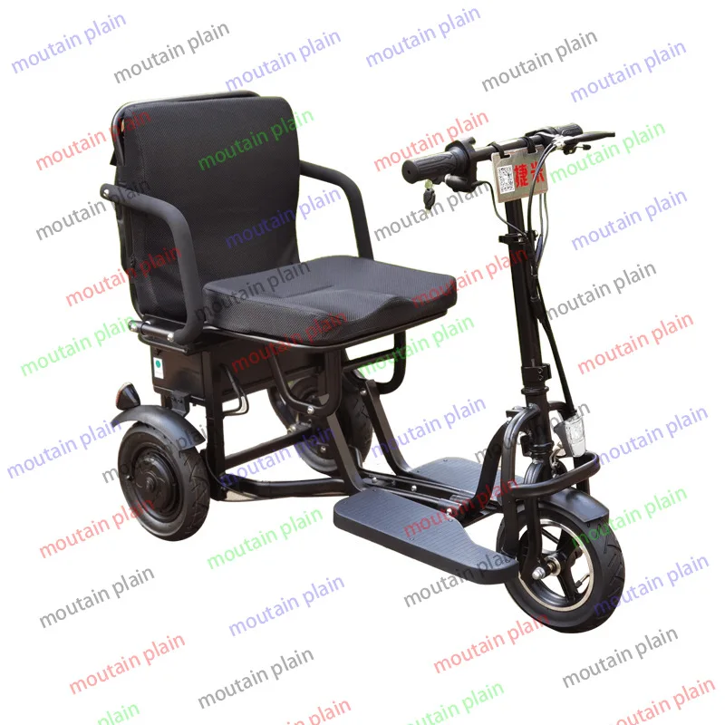 

Folding Electric Tricycle Household Small Aluminum Alloy Portable Lithium Battery for Elderly Persons with Disabilities