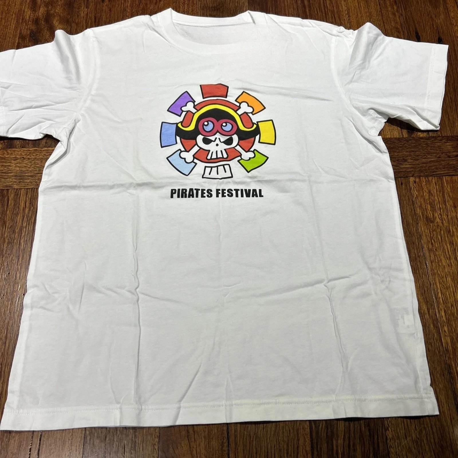 Relaxing One Piece Pirates Festival T Shirt Brand New with Tags 2026 New Cotton Summer Tshirt for Men and Women