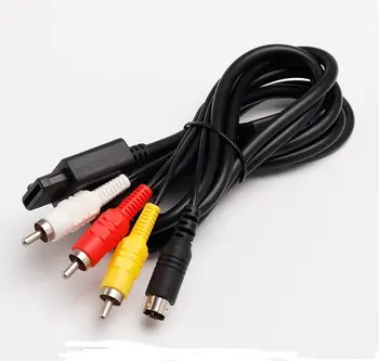 適用於任天堂64、N64、SNES、SFC、NGC的黑色AV複合S端子RCA高清電視線 8 最佳銷售 任天堂64配件 - №2