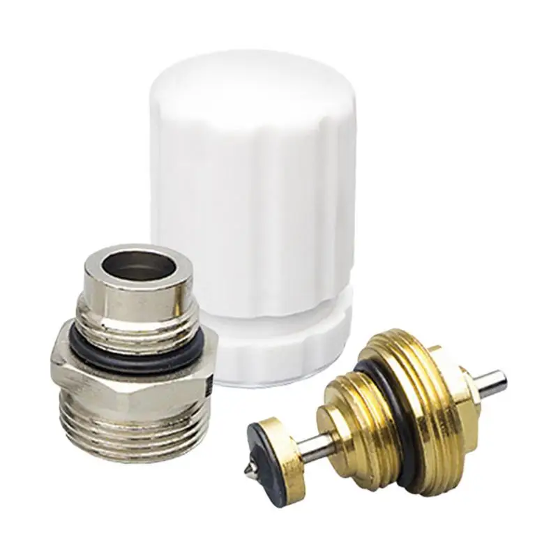 Floor Heating Distributor Valve Core Automatic Spring Replacement Valve Core 304 Stainless Steel Ejector Rod Brass Spool Body