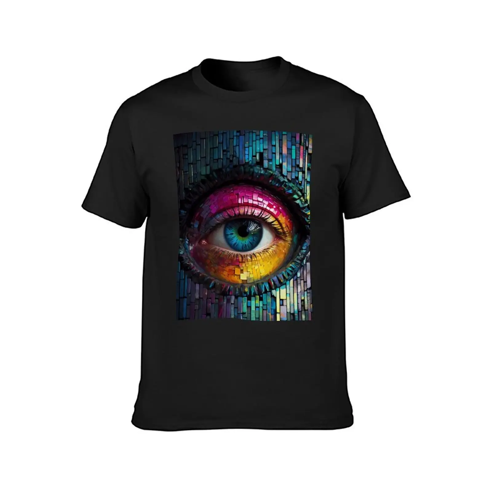 Mosaic Vision: The Spectrum of Perception T-Shirt Aesthetic clothing boys whites men clothing