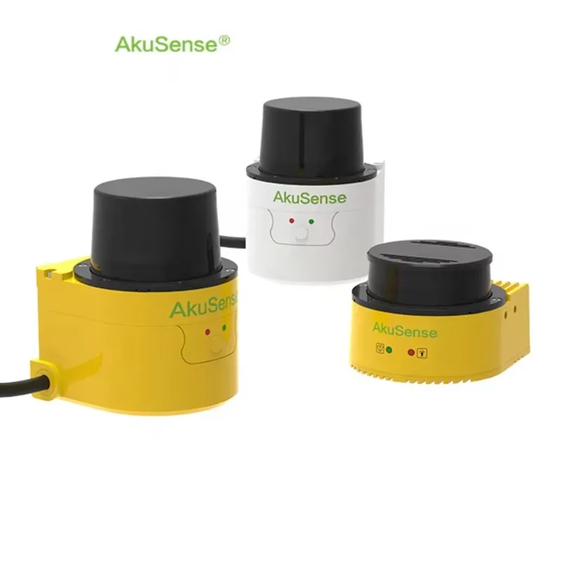 Akusense AS-100C TOF Diffuse Reflection Scanning 360 Photoelectric LiDAR Sensor with 9V-30V DC Supply