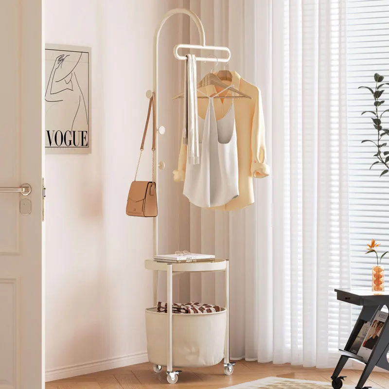 coat-hat-rack-simple-design-white-color-metal-clothes-shelves-for-bedroom-standing-movable-single-bar-clothing-racks-on-wheels
