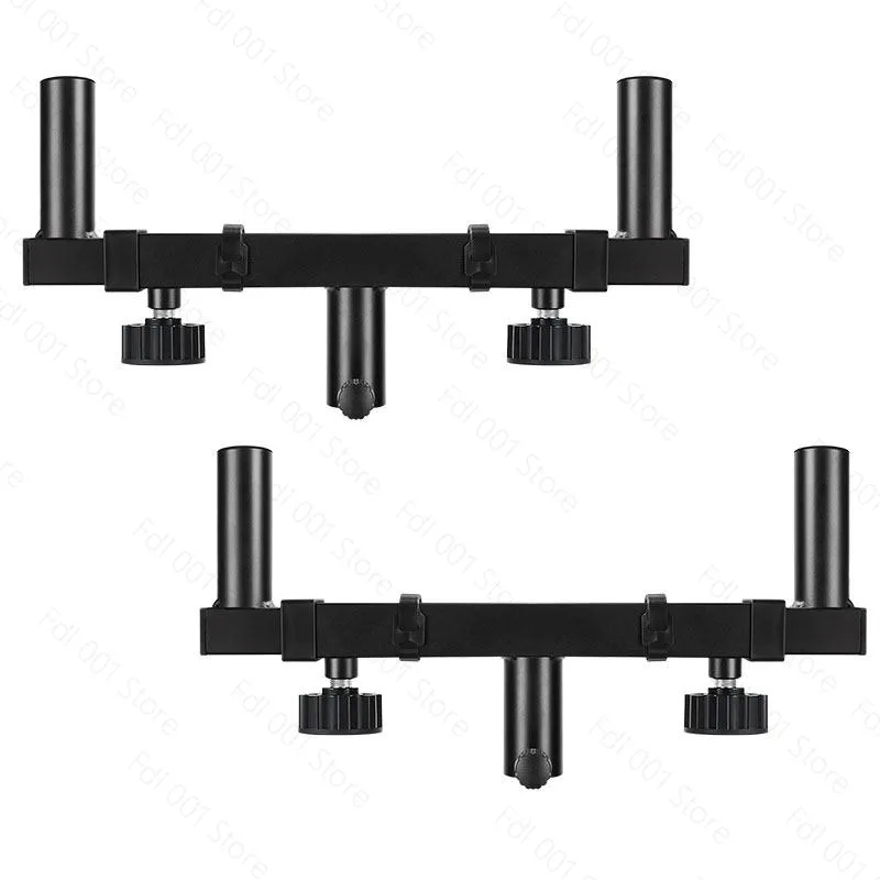 35mm Dual PA Speaker Stand Mount, Heavy Duty Cluster Pole Adapter, Space Saving for Monitor DJ Studio