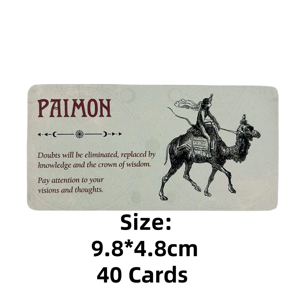 Angel of The Day Oracle / Demon of The Day Oracle Cards: 40 Inspirational Messages