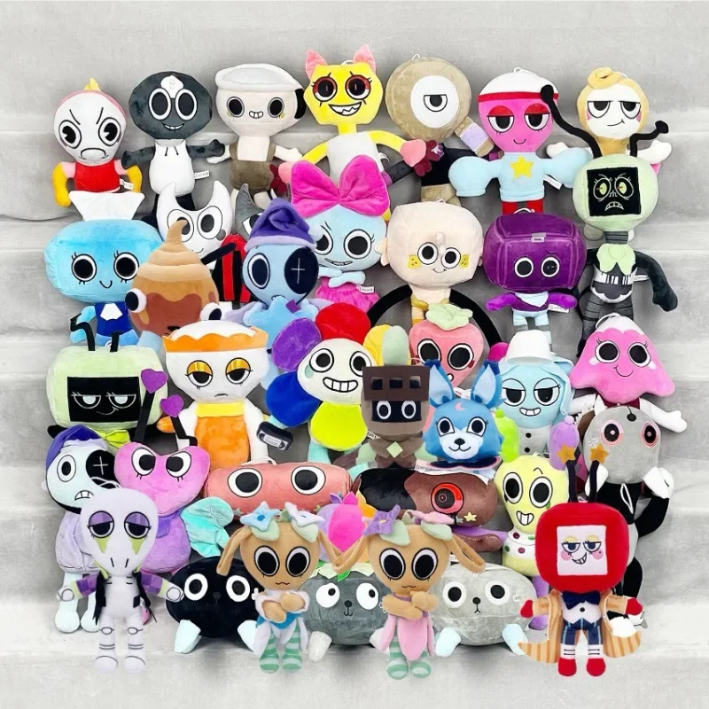 New 45 Styles Cute World Ragdoll Filled Horror Game Small Stone Plush Toy Soft Pillow Doll Gift view 2