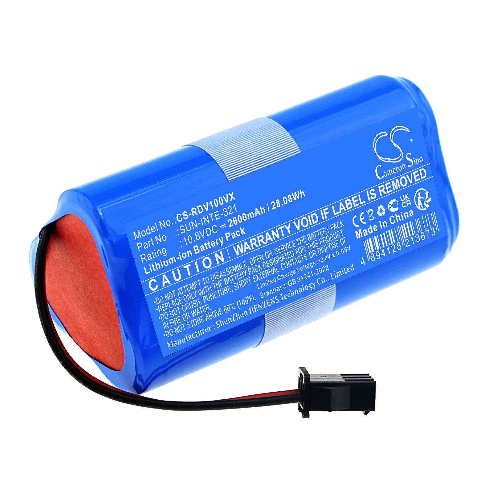 

CS Replacement Battery for Redmond SUN-INTE-321 RV-R100 Valubot SUN-INTE-321 K100