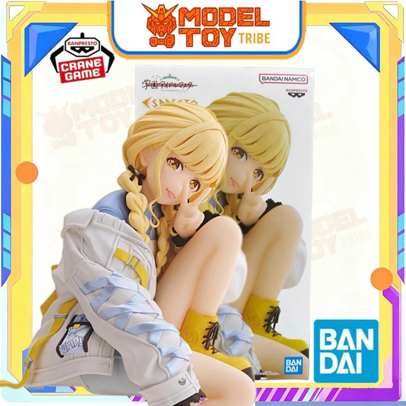 In-Stock Japan Bandai Original Anime Banpresto 18cm ESPRESTO Gakuen Idolmaster Kotone Fujita Prize Figure Model Toy Collect Gift