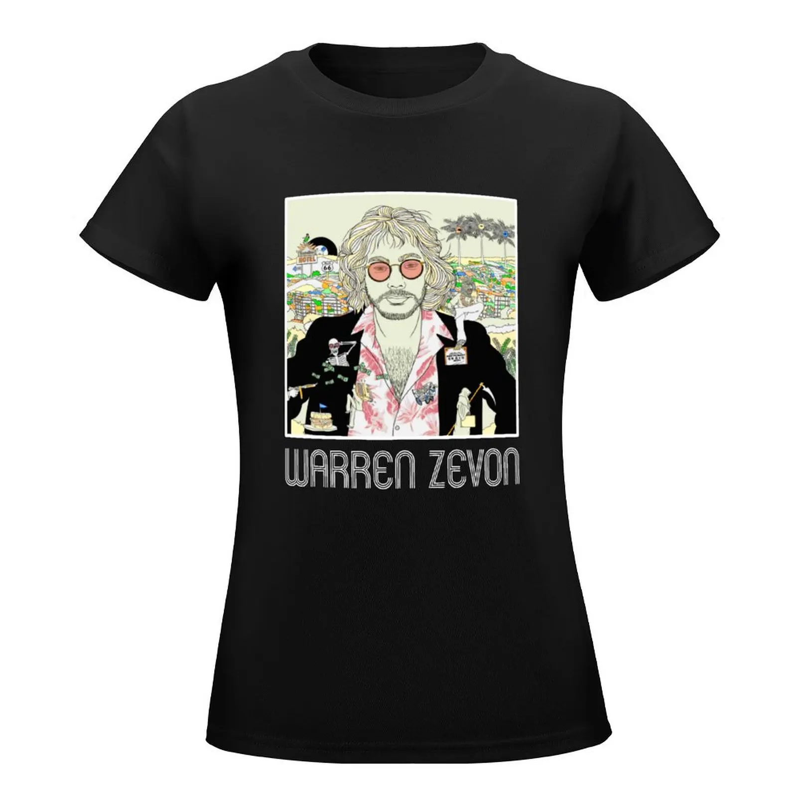 warren zevon lover T-Shirt tees cute tops kawaii clothes western t shirts for Women