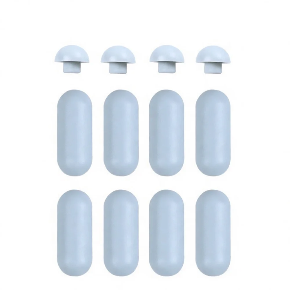 Toilet Seat Rubber Buffer Pads Replacement Kit Universal Lid Cushion Gaskets For Bathroom Maintenance Protection Hardware