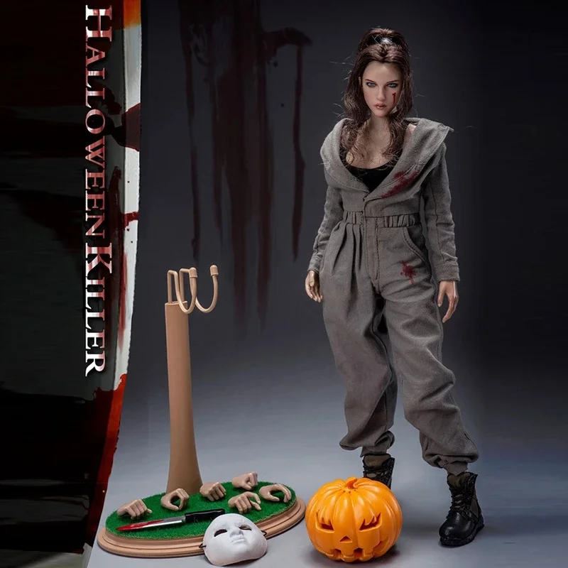 BBK008 1:6 Scale Model Halloween Night Killer Girl Melwa For 12 Inch Female Action Figure Doll Full Set Collection Toys Hobby