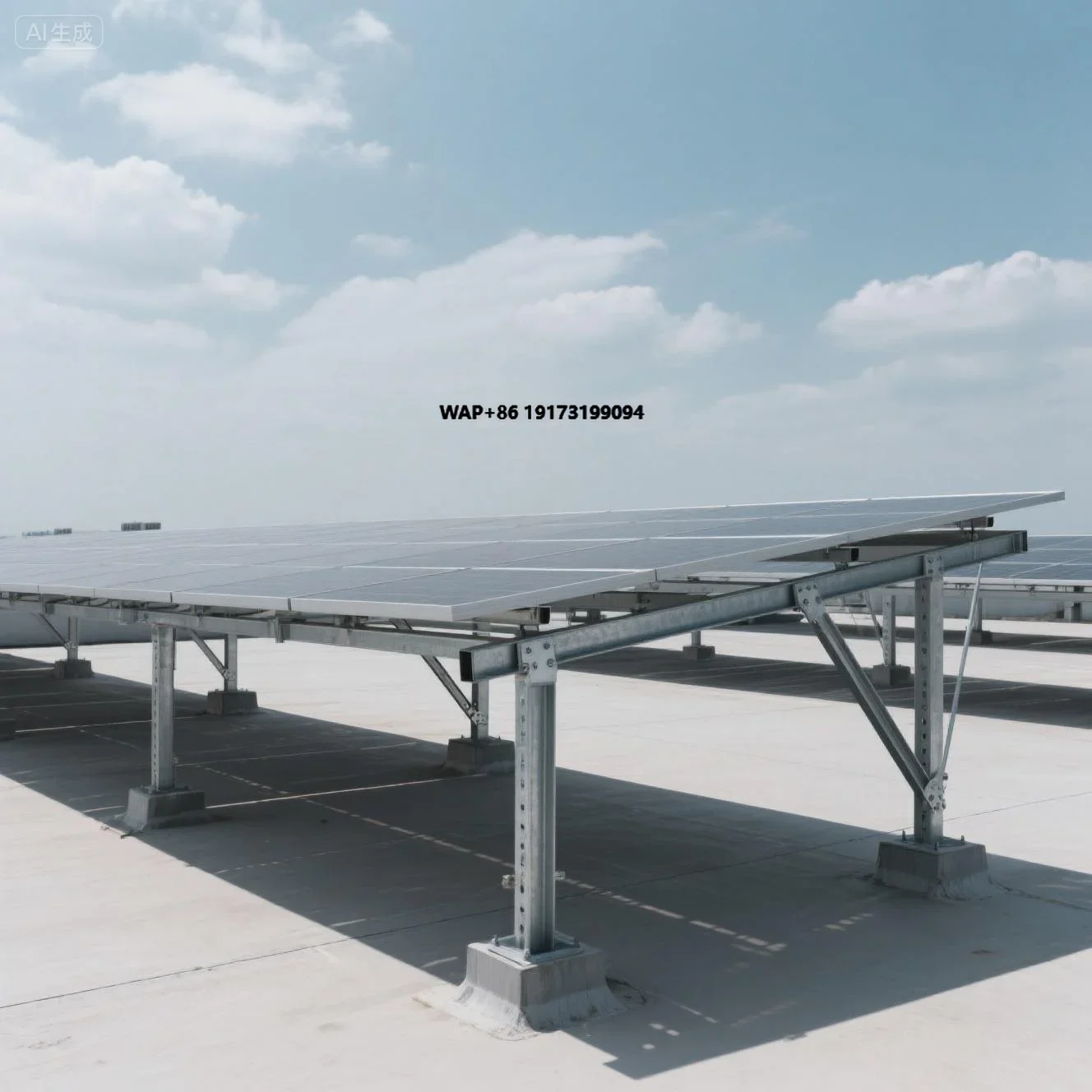 450mm Zinc Aluminum Magnesium Solar Photovoltaic Bracket  Mini Solar Installation Accessories