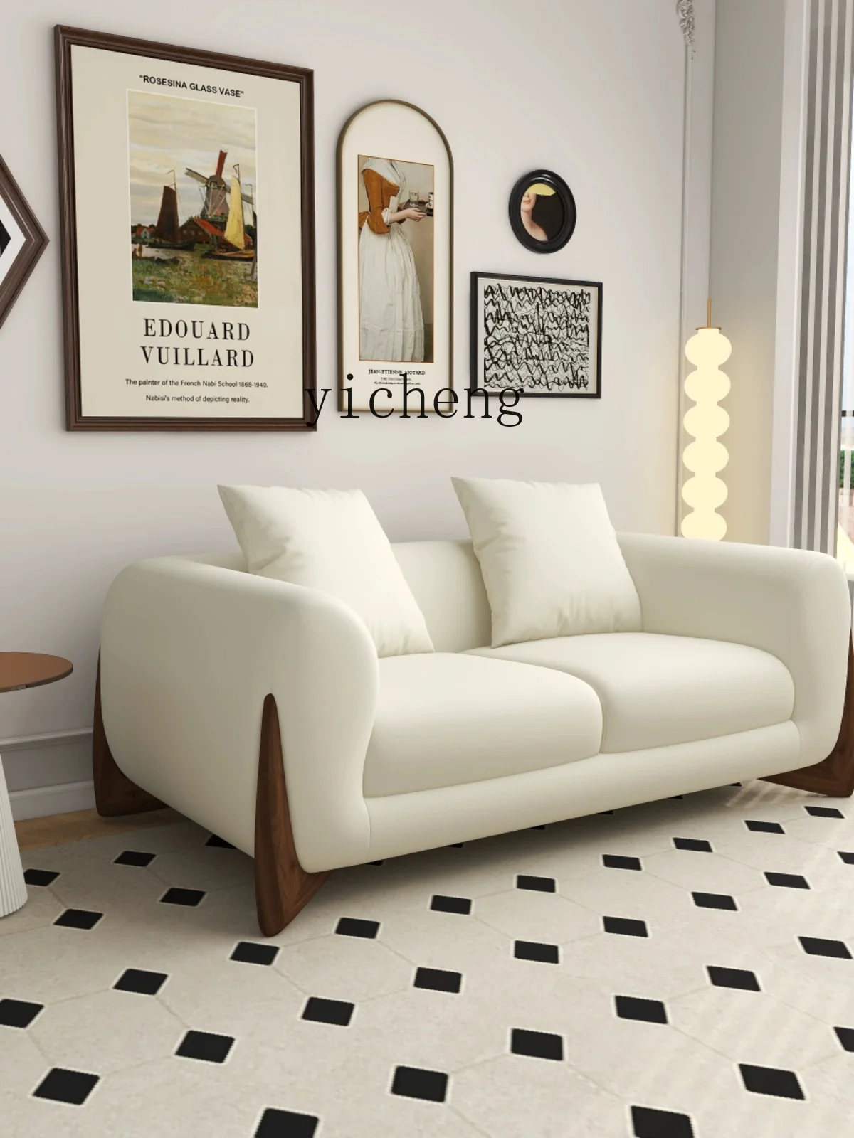 ZC Creative Single Sofa Living Room Double Sofa Office Hotel Multi-Person Sofa for Three People