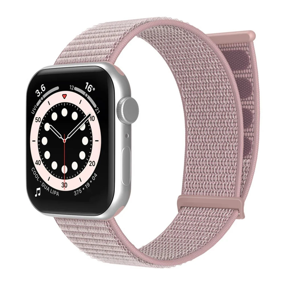 Correa de nailon para Apple Watch, banda de 10, 9, 8, 7, SE, 6, 5, Ultra 49MM, 40MM, 44MM, 45MM, 41MM, accesorios de pulsera para iWatch serie 3,