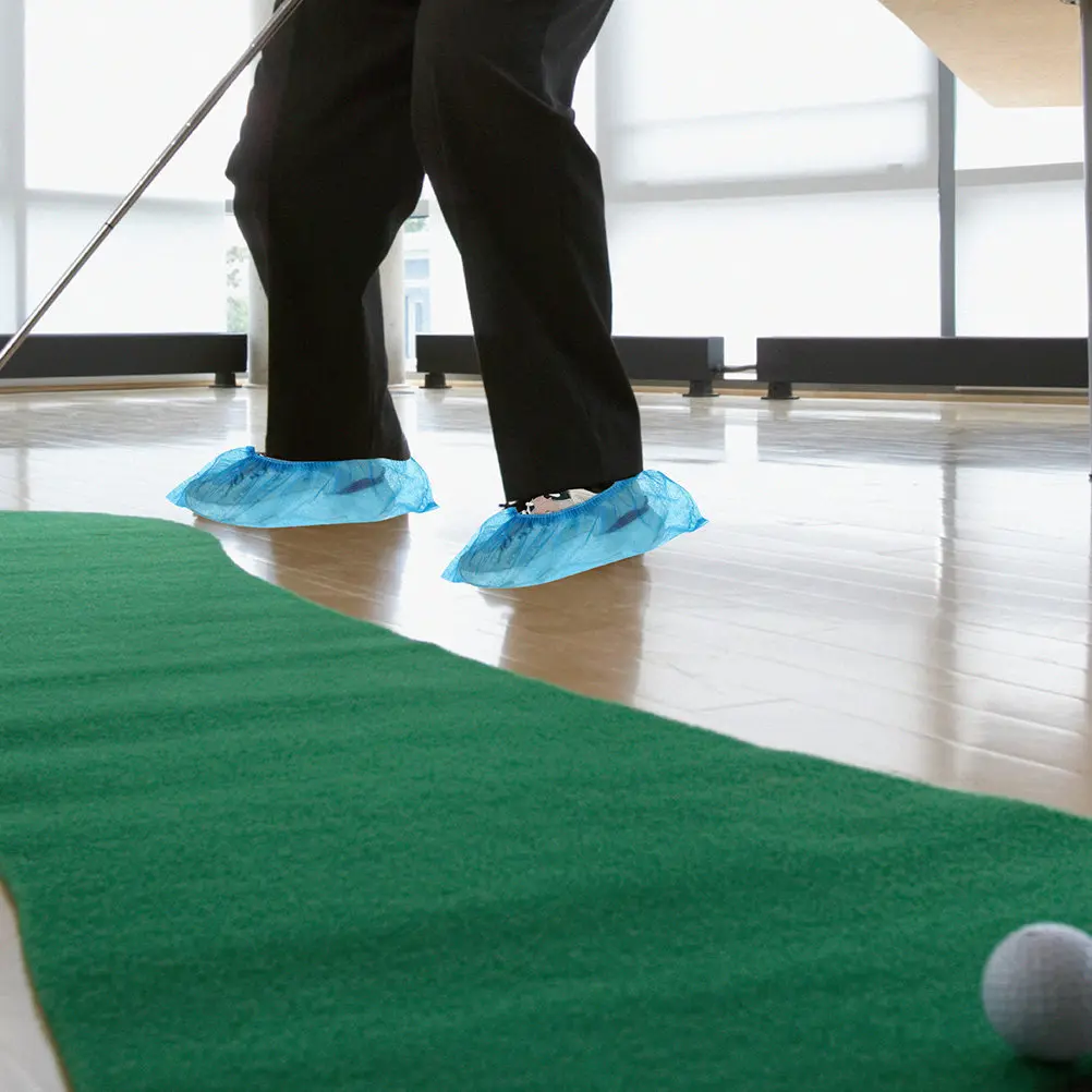 

50Pcs Anti-Skid Shoe Covers Disposable Indoor Boot Covers Thick Waterproof Protective Shoe Cases for Home Office Laboratory