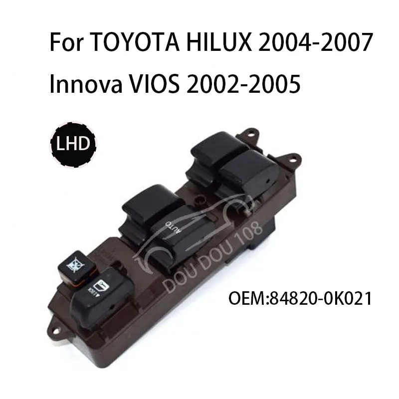 مفتاح التحكم في نافذة القيادة الكهربائية لـ TOYOTA HILUX 2004-2007 وانوفا 2002-2005: تقييم ونصائح للاستخدام