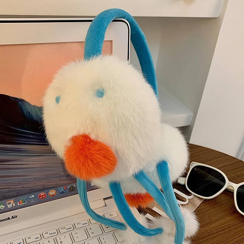 غطاء للأذنين للسيدات لطيف دافئ قطيفة ثلج لطيف مضحك حلو شتاء ركوب سميكة مبطنة بالصوف غطاء للأذنين سميك للطلاب