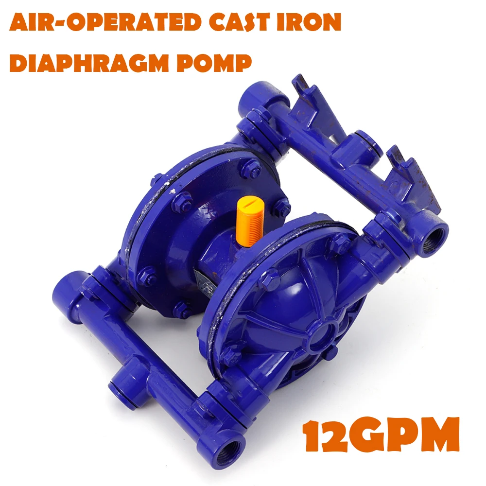 12GPM Air-Operated Double Diaphragm Pump 1/2inch Inlet/Outlet for Industrail Use