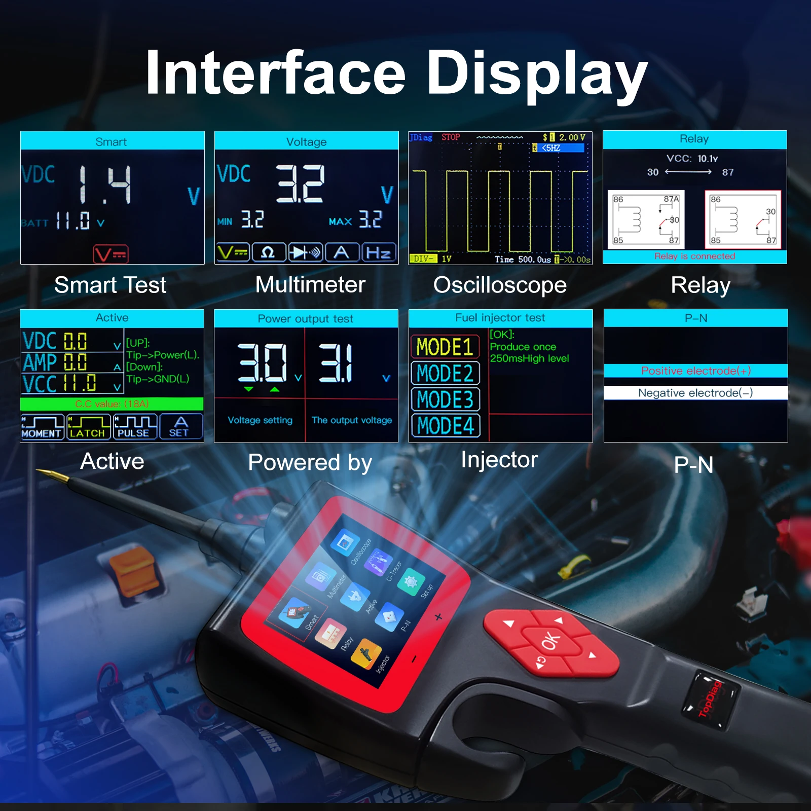 Jdiag Topdiag P200 Car Circui - Car Diagnostic Tool recension och pris