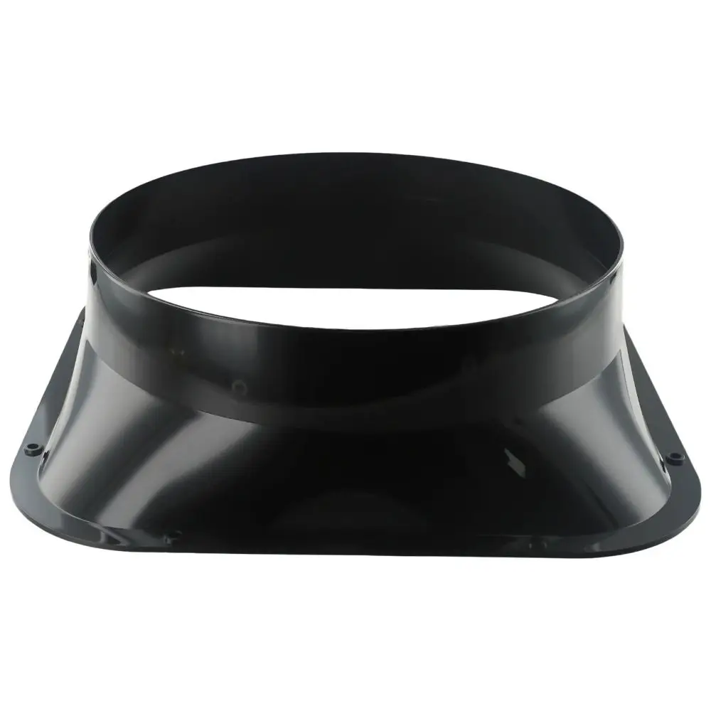Fan Connection ABS Wall Flange Connector Black Exhaust Pipe Connector Air Ducting Connection Kitchen