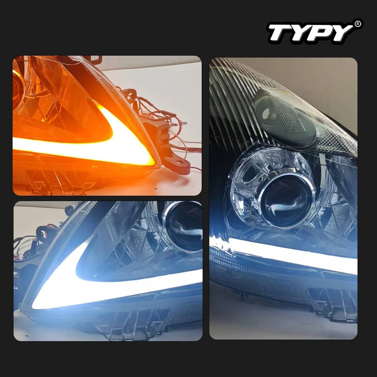 

TYPY New LED Head Lamp Upgrade Modified For Nissan Livina Headlight 2007-2012 Dynamic Signal Head Lamp Auto Accessories