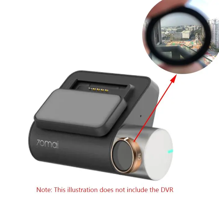 For 70mai Dash Cam Pro Plus/A500/A500S dedicated CPL polarizer, DVR reflective elimination filter For vehicle dashcam 1PCS