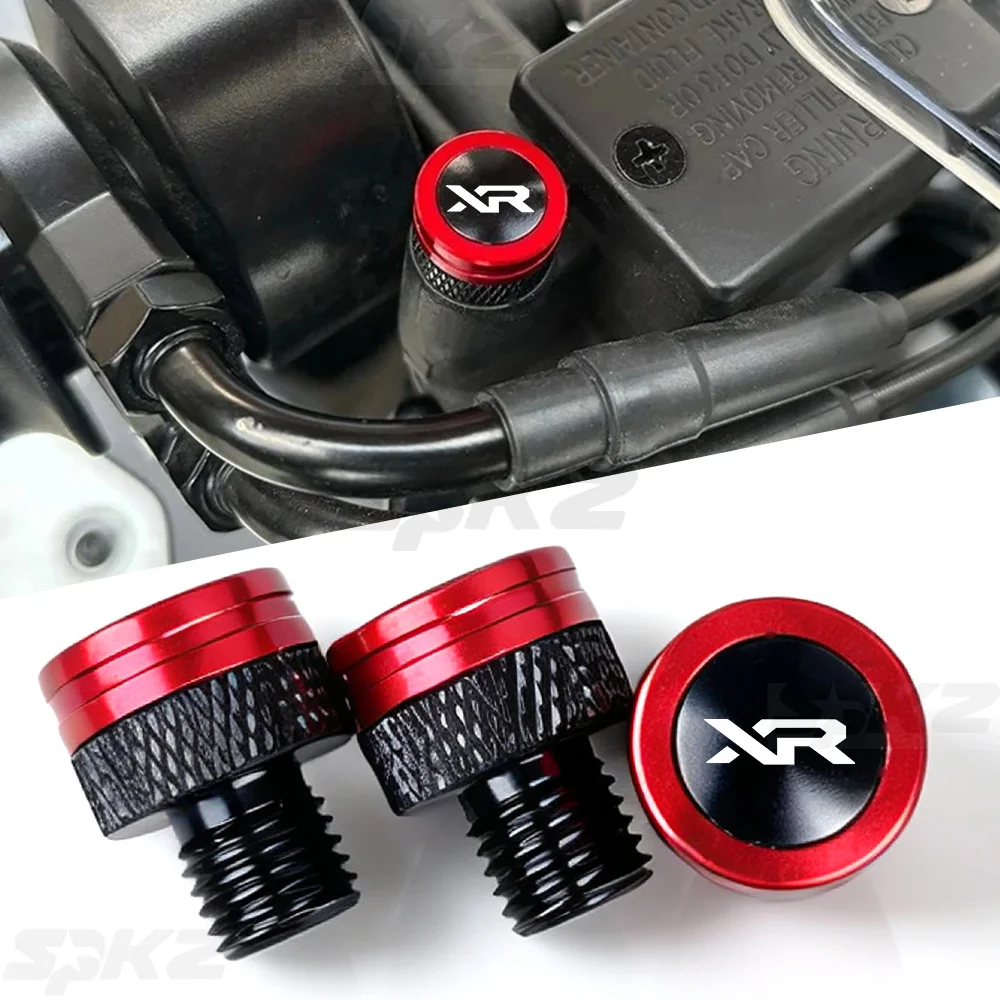 Motorcycle M10*1.25 Aluminum Screws Bolts Mirror Hole Plugs Cap For Honda XR230MOTARD XR 230 250 400 125 2005-2012 Aluminum